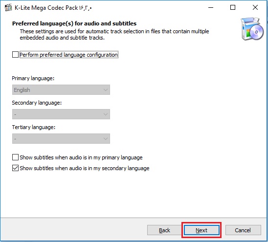 آموزش نصب K-Lite Mega Codec Pack